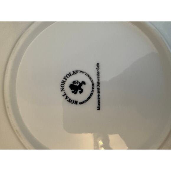 Royal Norfolk 7.5” Salad/Dessert/Bread Plates – Set of 2 - Picture 5 of 7